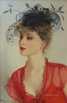 Pretty Woman KR 025 Impressionist Oil Paintings